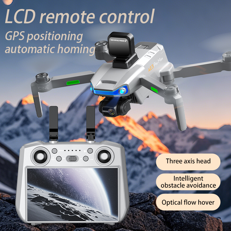 AE3 PRO Max NEW LCD SC GPS Dro - Drone Camera With Gimbal ulasan dan harga