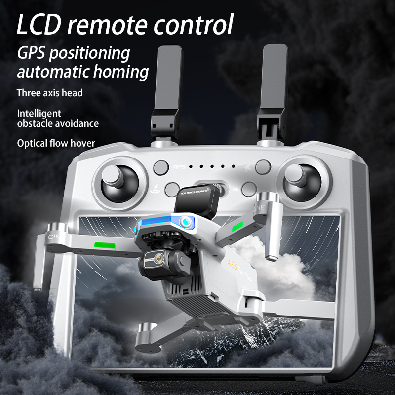 AE3 PRO Max NEW LCD SC GPS Dro - Drone Camera With Gimbal ulasan dan harga